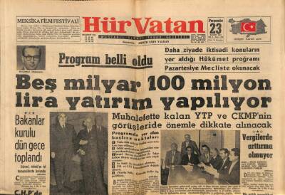 Hürvatan Gazetesi 23 Kasım 1961 - APli Nebahat Aslan Tekrar Mahkum Oldu GZ88619 - 1
