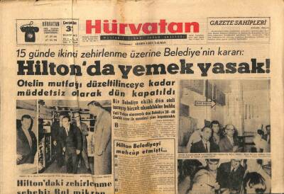 Hürvatan Gazetesi 31 Mayıs 1961 - Hiltonda Yemek Yasak, İran Amerikadan Yardım Bekliyor GZ89908 - 1