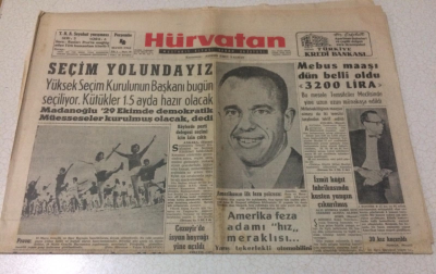 Hürvatan Gazetesi 4 Mayıs 1961 - Laosta Ateş Kesildi - GZ17056 - 1