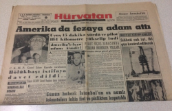 Hürvatan Gazetesi 6 Mayıs 1961 - Ürdün Kralının Nişanlısı Dünyada Günün Kadını Oldu - GZ17059 - 2