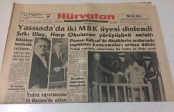Hürvatan Gazetesi 7 Nisan 1961 - Yassıadada İki MBK Üyesi Dinlendi - GZ17041 - 2