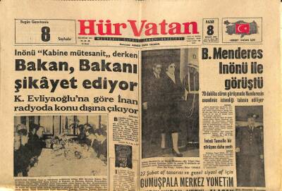 Hürvatan Gazetesi 8 Nisan 1962 - Amerikalı Piyanist Katchen , İstanbul Belediyesini Şiddetle Tenkid Etti GZ91060 - 1