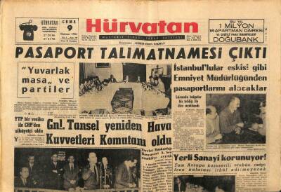 Hürvatan Gazetesi 9 Haziran 1961 - Yassıadada Milletvekilleri Menderesin Yalanını Çıkardı GZ89903 - 1