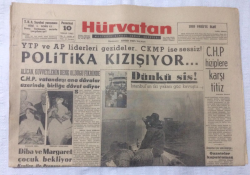 Hürvatan Gazetesi10 Nisan 1961 - Gericilik İle Diyanet İşleri Mücadele Edecek - GZ17072 - 2
