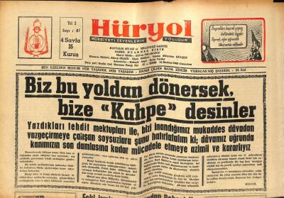 Hüryol Gazetesi 16 Haziran 1962 - AP Memleket Hizmetindedir GZ83052 - 1