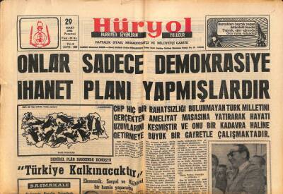 Hüryol Gazetesi 20 Mart 1965 - Mitolojiye Dayanan İsim Ve 13. Asırdan Gelen Bir Sülale GZ109822 - 1
