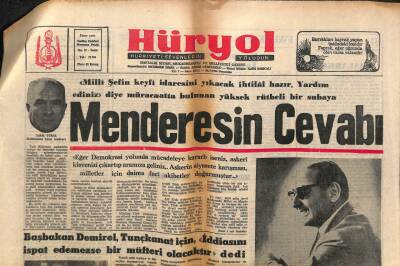 Hüryol Gazetesi 28 Temmuz 1966 - Başbakan Demirel , Tunçkanat İçin , İddiasını İspat Edemezse Bir Müfteri Olacaktır dedi GZ109838 - 1