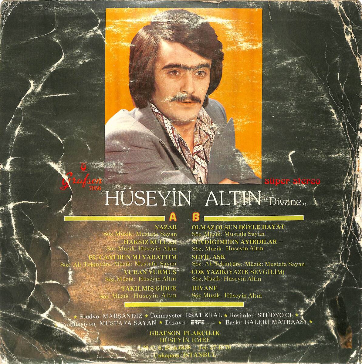 Hüseyin Altın - Divane LP PLAK (10/7) PLK26484 - 2