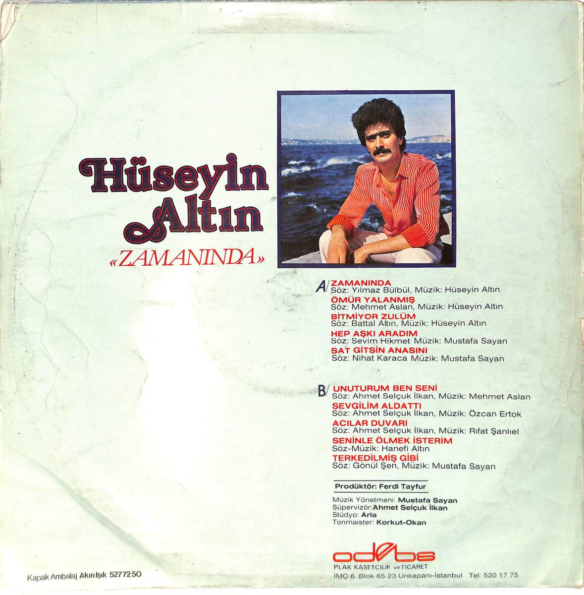 Hüseyin Altın - Zamanında LP PLAK (10/7) PLK26506 - 2