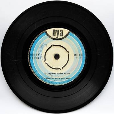 Hüseyin Çakmak 1-Dağdan İndim Düze 2-Mardin Kapı Şen Olur Mini LP (107) PLK5759 - 1