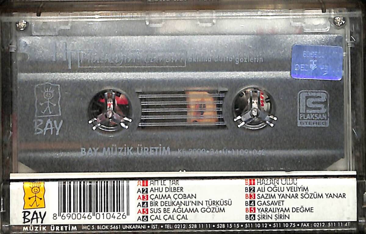 Hüseyin Turan - Aklıma Düştü Gözlerin Kaset (İkinci El) KST28329 - 2