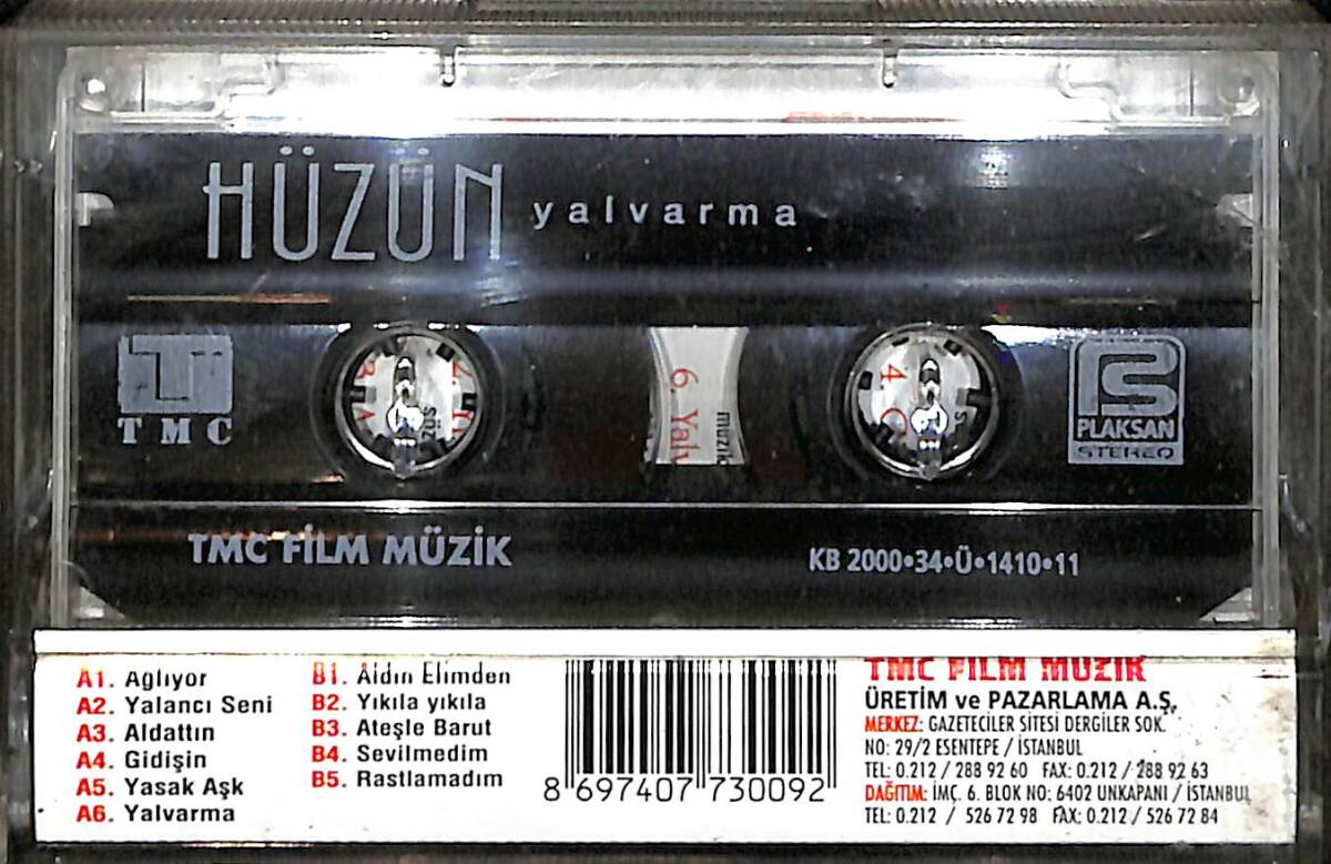Hüzün – Yalvarma Kaset (Sıfır Kaset) KST29536 - 2