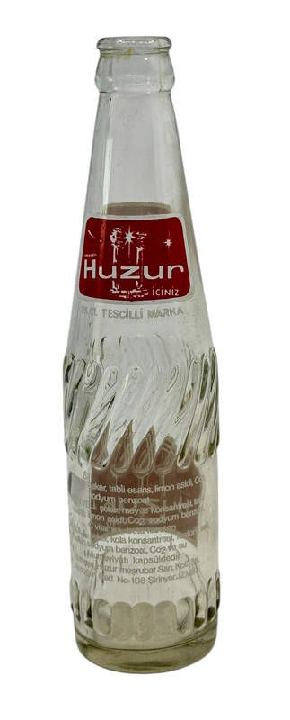 Huzur (Şirinyer/İzmir) Boş Gazoz Şişesi AOB5407 - 3