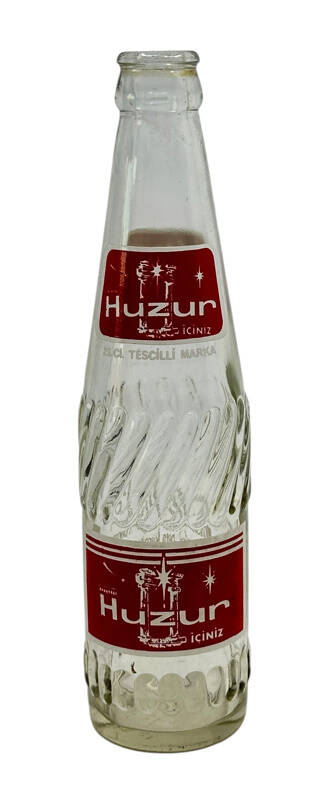 Huzur (Şirinyer/İzmir) Boş Gazoz Şişesi AOB5407 - 2