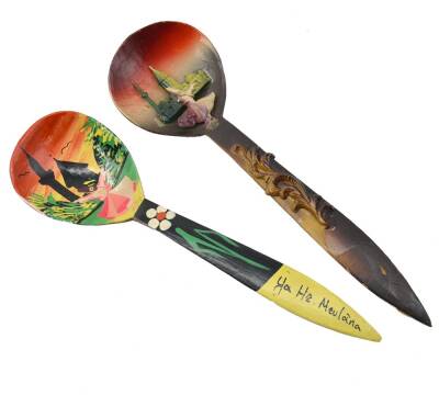 Hz. Mevlana Resimli Ahşap Oyma Kaşık Seti – El İşçiliği | Tasavvufi Dekoratif AOB1293 - 3