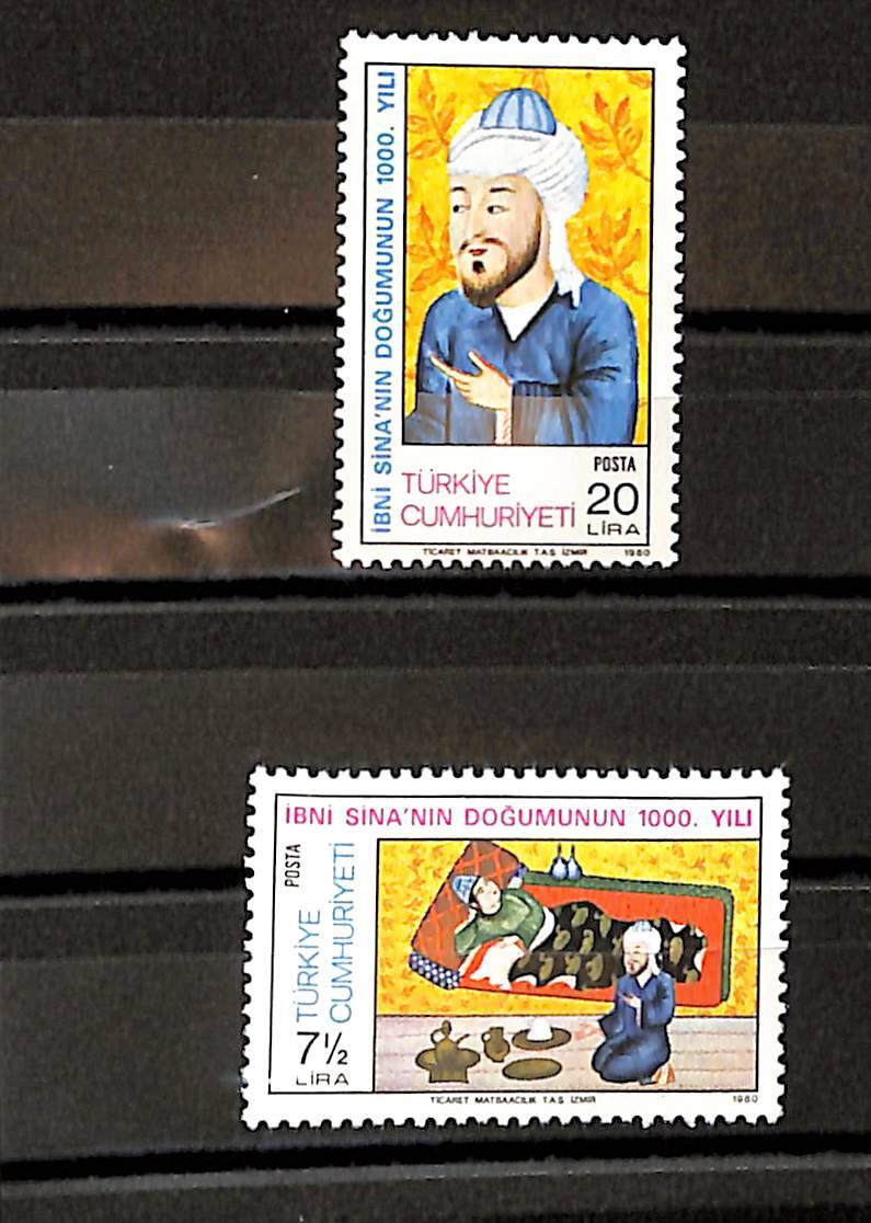 İbni Sina'nın Doğumunun 1000.Yılı (Birth Millennium of Ibni Sina), 2 Pul Seri PPT2324 - 1