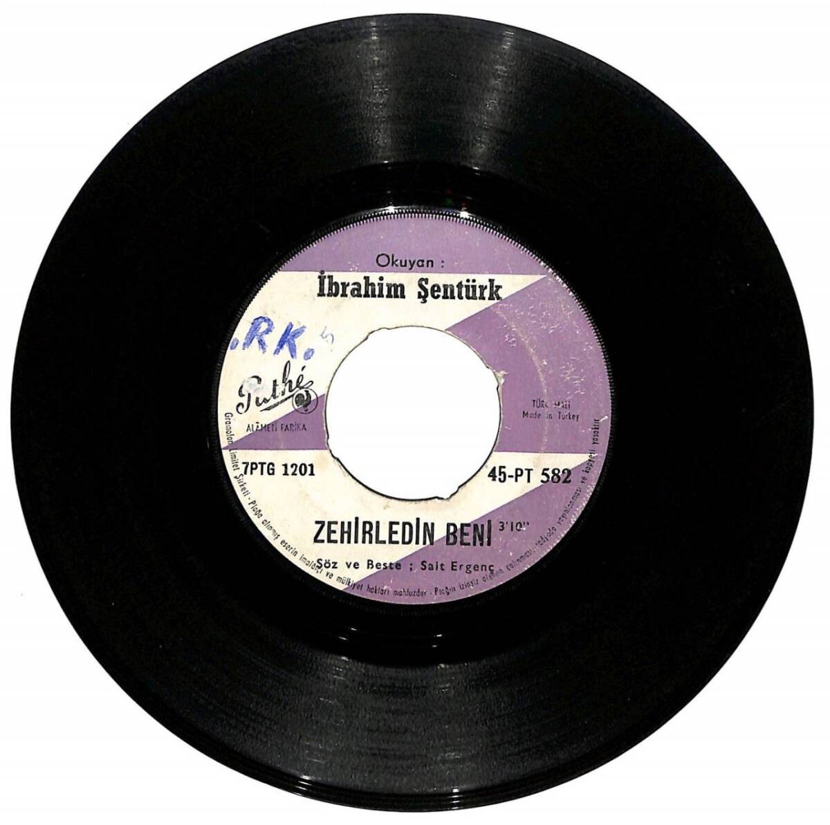 İbrahim Şentürk - Ah Şeni Yumurcak Zehirledin Beni (107) PLK12446 - 2