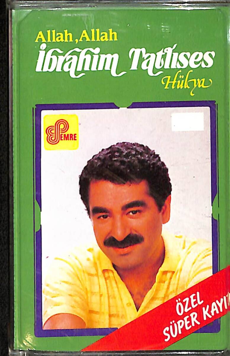 İbrahim Tatlıses - Allah,Allah/Hülya Kaset (İkinci El) KST28000 - 1