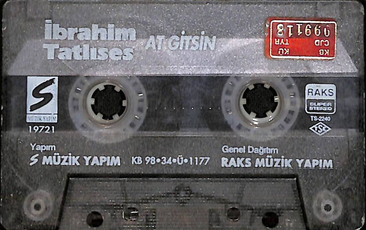 İbrahim Tatlıses - At gitsin Kaset (Kırmızı Bandrol - İkinci El) KST27752 - 2