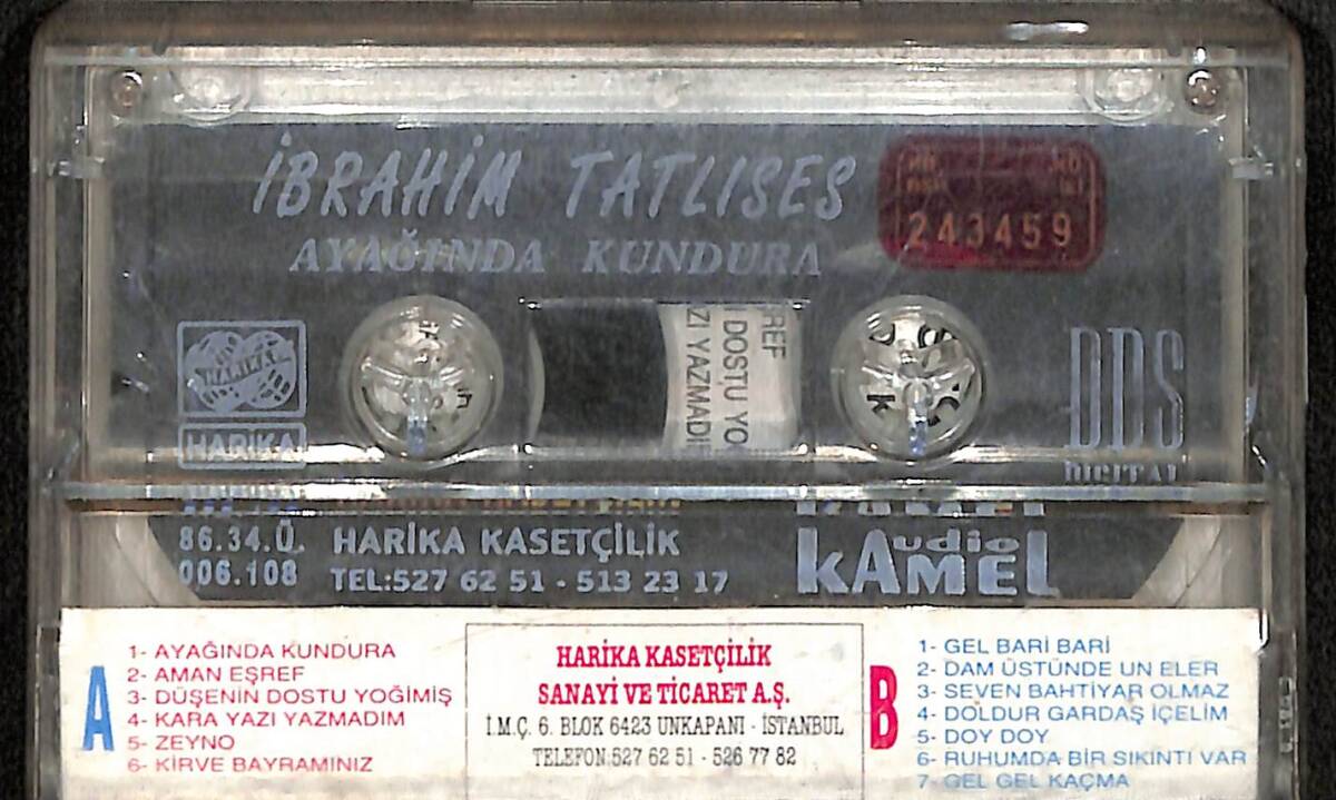 İbrahim Tatlıses - Ayağında Kundura Kaset (İkinci El) KST27984 - 2