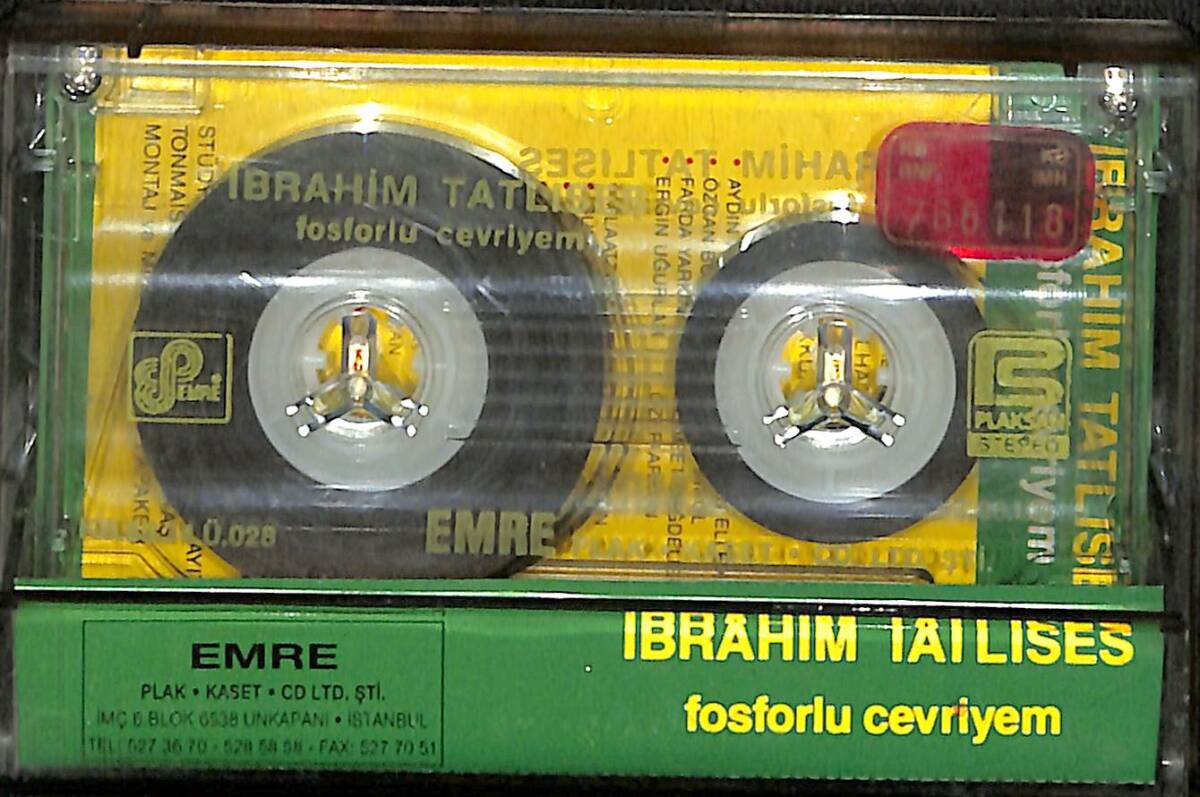 İbrahim Tatlıses - Fosforlu Cevriyem Kaset (İkinci El) KST28130 - 2