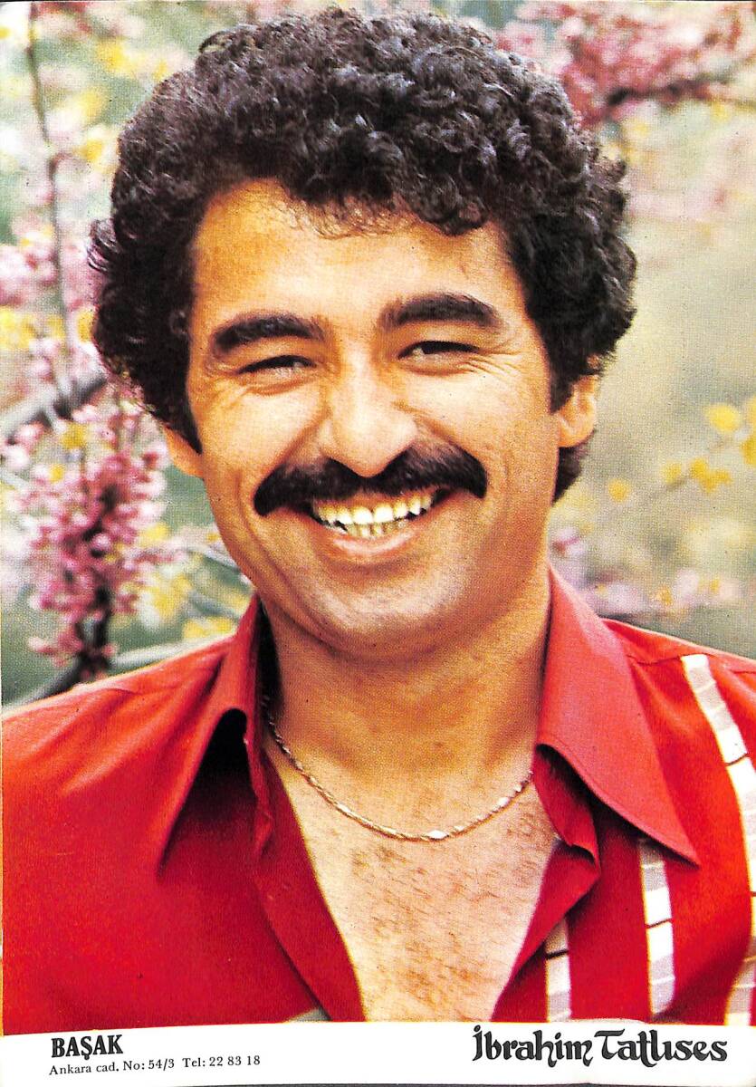İbrahim Tatlıses Kartpostal (Orta Boy) KRT21209 - 1