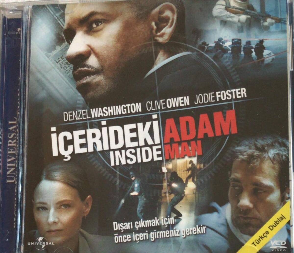 İçerideki Adam Inside Man VCD Film VCD7689 - 1