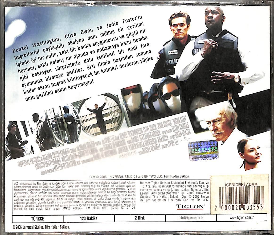 İçerideki Adam Orijinal VCD Film VCD29183 - 2