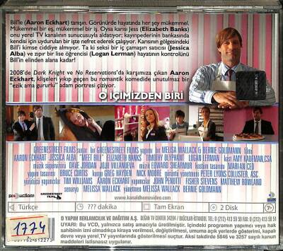 İçgüveysi Bill (Aaaron Eckhart - Jessica Alba - Elizabeth Banks) VCD Film VCD18226 - 2