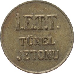 İ.E.T.T. Tünel Jetonu Pirinç JTF710 - 1