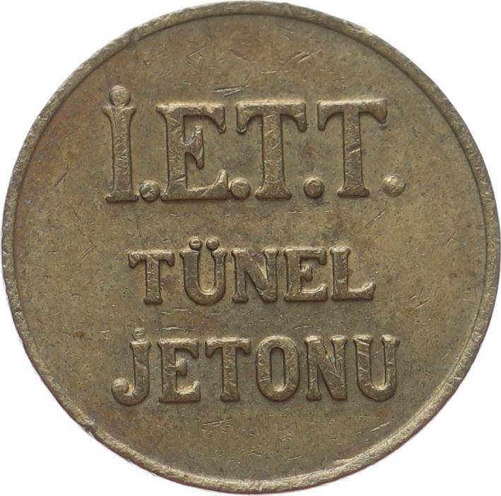 İ.E.T.T. Tünel Jetonu Pirinç JTF710 - 1