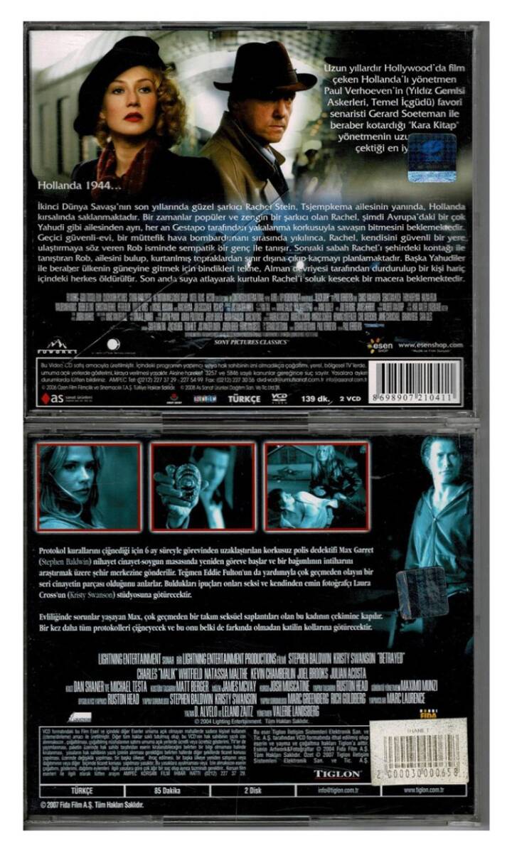 İhanet Kara Kitap 2 Adet VCD Film VCD282 - 2