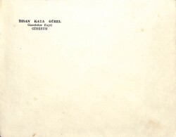 İhsan Kaya GÜREL KİTABEVİ Giresun Mektup Zarfı EFM(N)10853 - 1