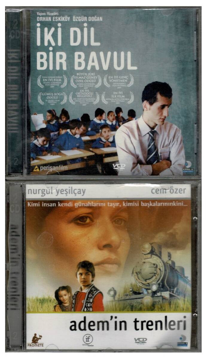 İki Dil Bir Bavul Ademin Trenleri - 2 Adet VCD Film VCD1218 - 1