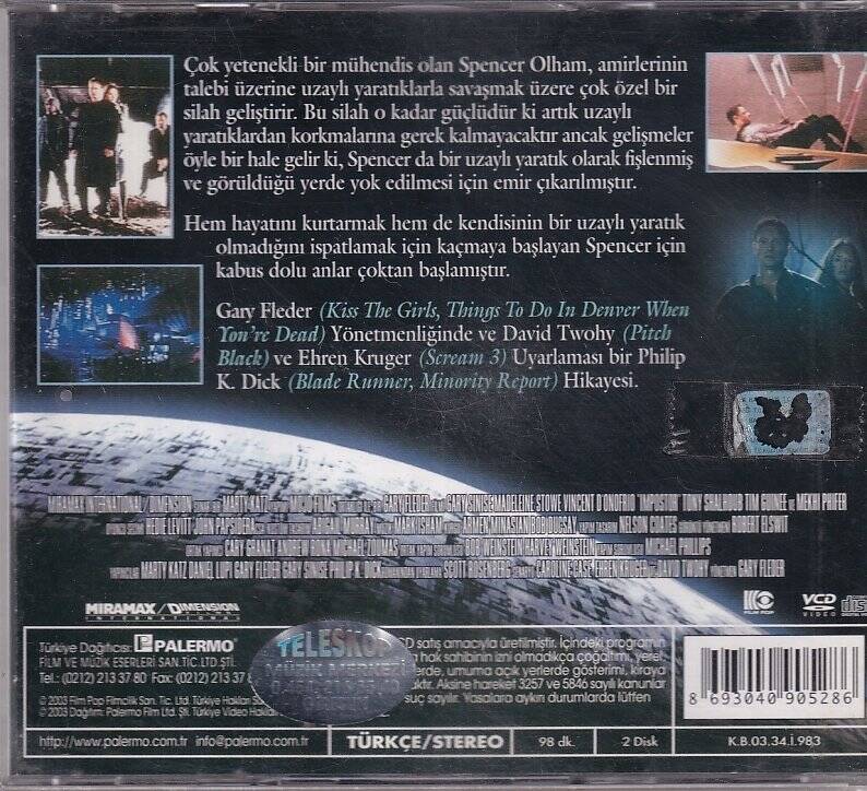 İki Yüzlü VCD Film VCD9497 - 2