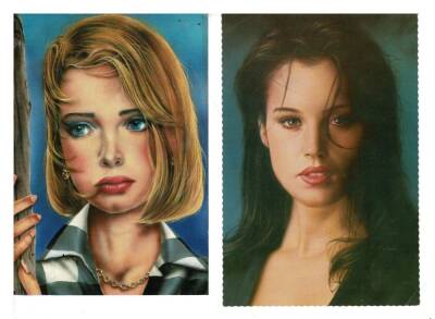 İkili Pop-Art Kartpostal KRT7995 - 1