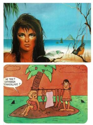 İkili Pop-Art Kartpostal KRT7999 - 1