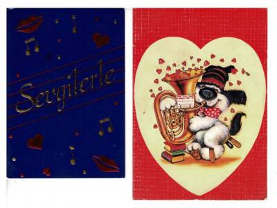 İkili Yeniyıl Kartpostal KRT7966 - 1