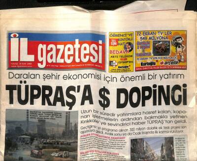 İl Gazetesi 16 Eylül 1983 - Tüpraşa $ Dopingi - Keskinde Şölen Zamanı GZ122921 - 1