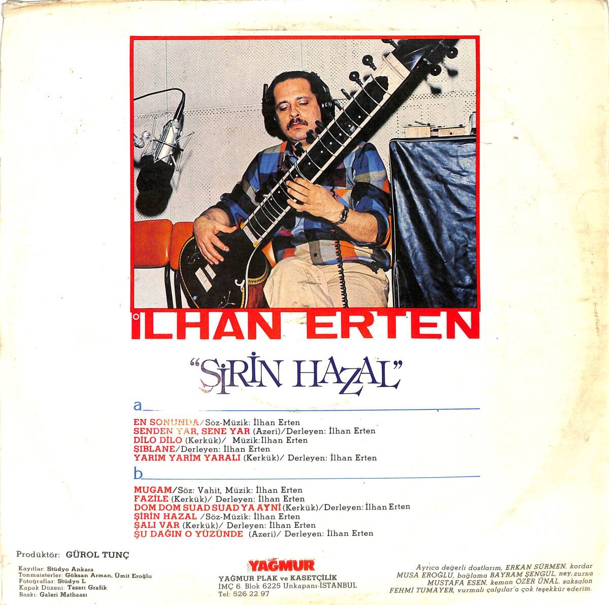 İlhan Erten - Şirin Hazal LP PLAK (10/7.5) PLK26488 - 2
