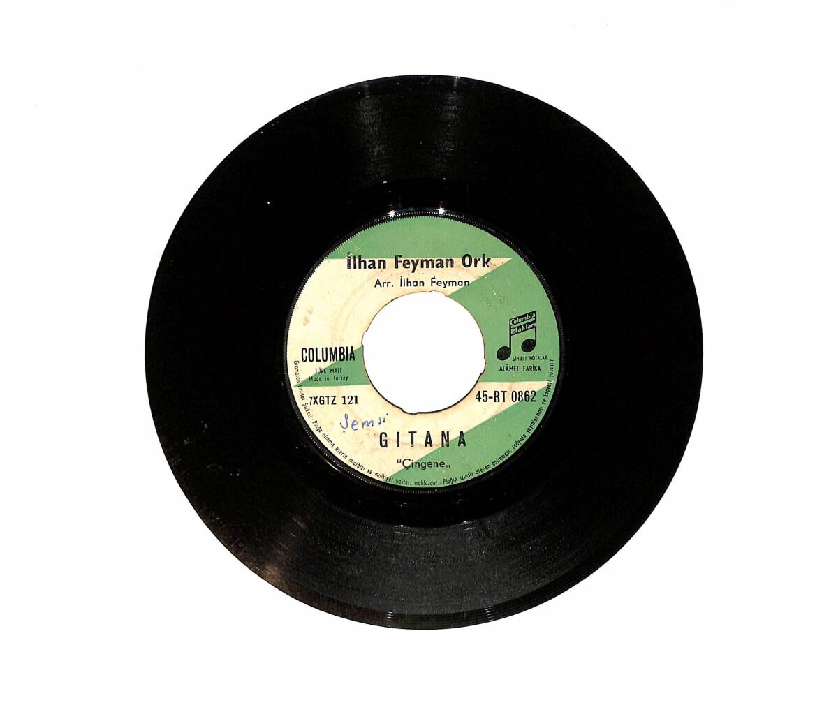 İlhan Feyman Orkestrası - Gitana / Por Un Puno De Dollares PLAK (10/7) PLK25622 - 1