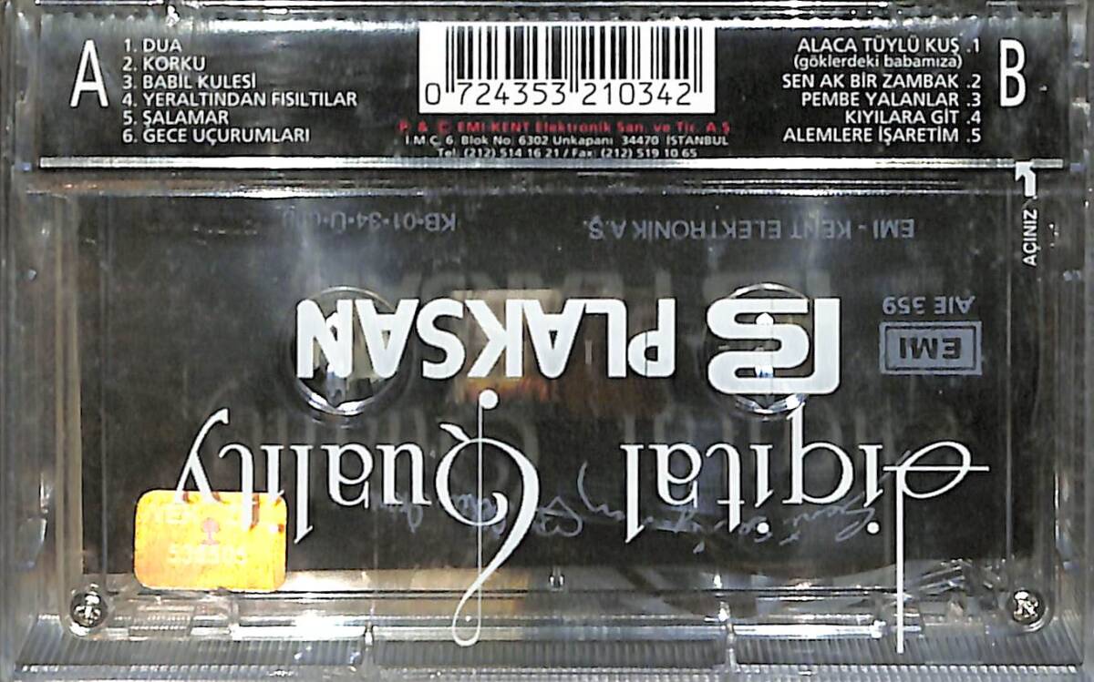 İlhan İrem - Seni Seviyorum Kaset (Sıfır) KST28059 - 2