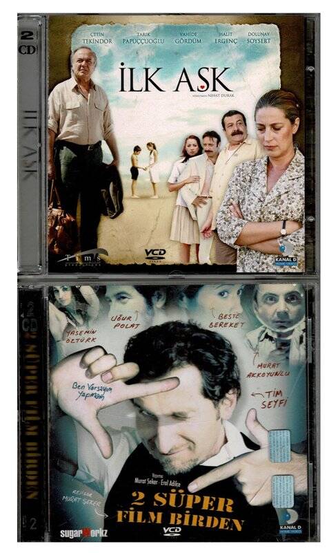 İlk Aşk 2 Süper Film Birden - 2 Adet VCD Film VCD541 - 1