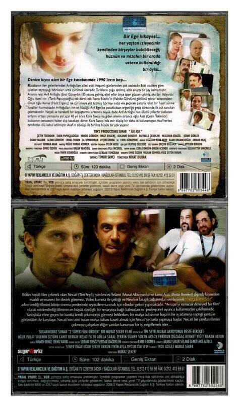 İlk Aşk 2 Süper Film Birden - 2 Adet VCD Film VCD541 - 2