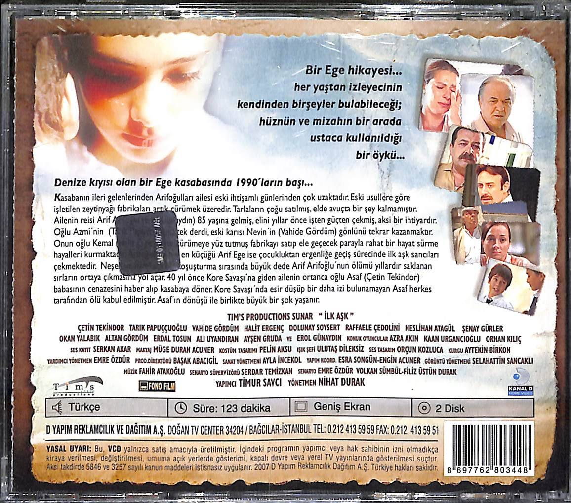 İlk Aşk Orjinal VCD Film ' Çetin Tekindor, Tarık Papuççuoğlu, Vahide Gördüm, Halit Ergenç, Dolunay Soysert ' VCD28014 - 2