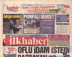İlk Haber Gazetesi 12 Kasım 2012 - Rize'de Şakasına Motorla Çarptığı Arkadaşını Öldürdü GZ158631 - Gökçekoleksiyon