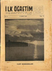 İlk Öğretim Dergisi Sayı73 5 Şubat 1941 - Yurt Ve Tabiat Manzaraları NDR77676 - Gökçekoleksiyon