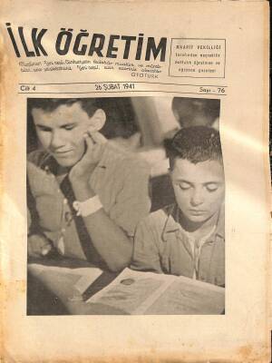 İlk Öğretim Dergisi Sayı76 26 Şubat 1941 - Yeşil Bursa NDR77642 - 1