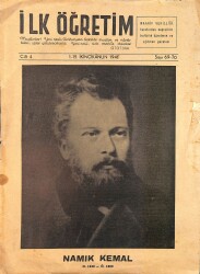 İlk Öğretim Sayı 69-70 1 -15 İkincikanun 1941 - Kapak Namık Kemal NDR85109 - Gökçekoleksiyon