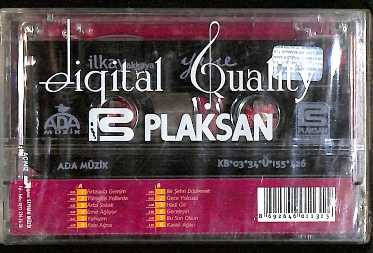 İlkay Akkaya - Yine Kaset (Sıfır) KST27113 - 2
